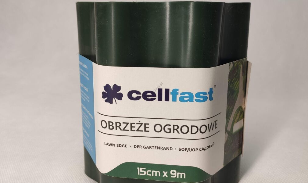 Obrzeże trawnikowe ciemno-zielone 15cm X 9mb 