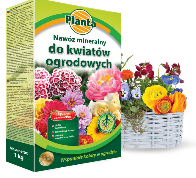 Nawóz mineralny do kwiatów ogrodowych 1 kg