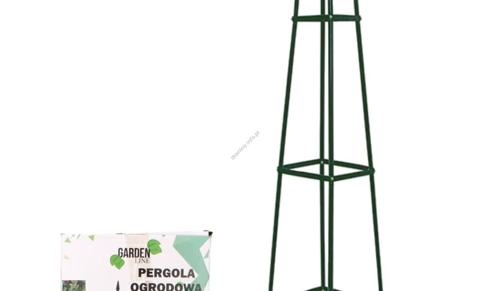 PERGOLA OGRODOWA PIRAMIDA 200 cm 31 x 31 + KOTWY MOCUJĄCE