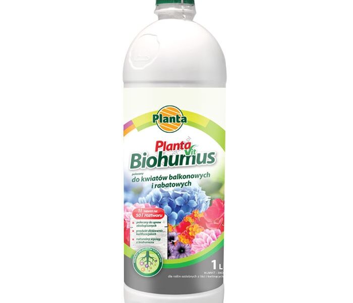 Biohumus do kwiatów balkonowych i rabatowych 1L