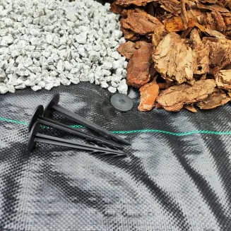 Agrotkanina czarna EXTRA GRUBA PP UV 100g/m2 160cm 20mb - 6