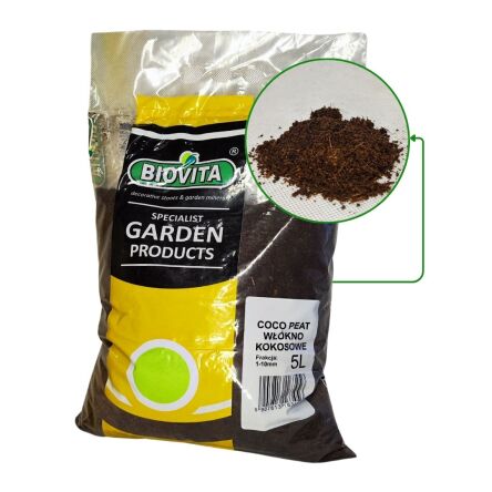 Podłoże kokosowe do roślin Coco Peat 5l