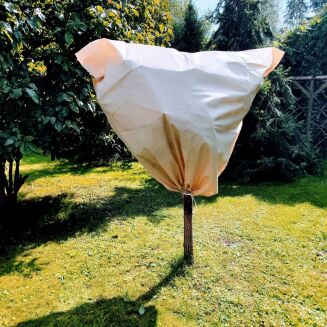 Zimowy kaptur ochronny Agro-worek beżowy 155x150cm 5szt - 2