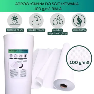 Agrowłóknina biała Wigo-Garden 100g/m2 80 cm 20 mb - 2