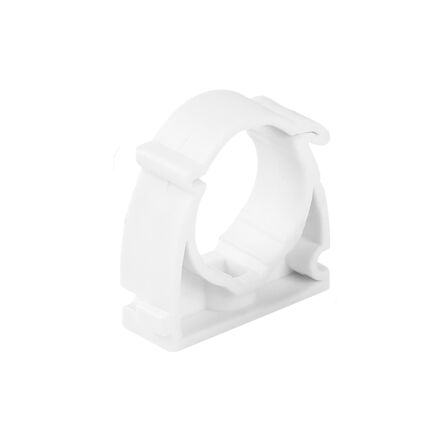 Uchwyt montażowy zamykany biały UZE 16 10szt