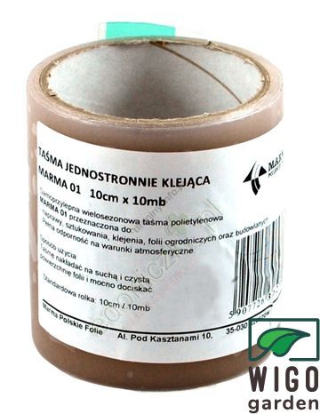 Taśma do klejenia folii 10 cm x 50 mb