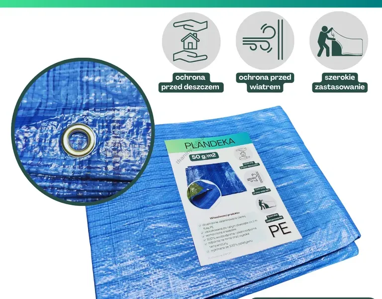Plandeka 50g/m2 10X14