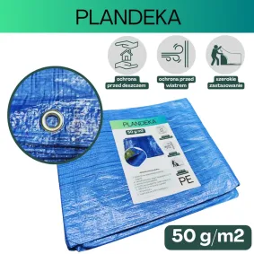 Plandeka 50g/m2 10X14