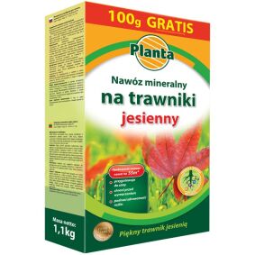 Nawóz Planta jesienny na trawniki 1kg + 100g gratis