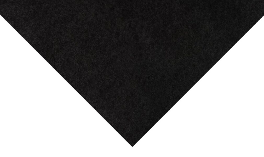 Włóknina meblarska Fibertex - 160cm czarny 125g/m2 10mb gładki