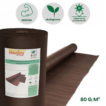 Agrowłóknina brązowa Wigo-garden 80g/m2 80cm 25mb