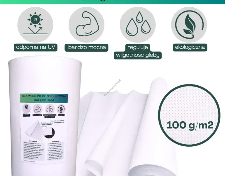 Agrowłóknina biała Wigo-Garden 100g/m2 120cm 100mb