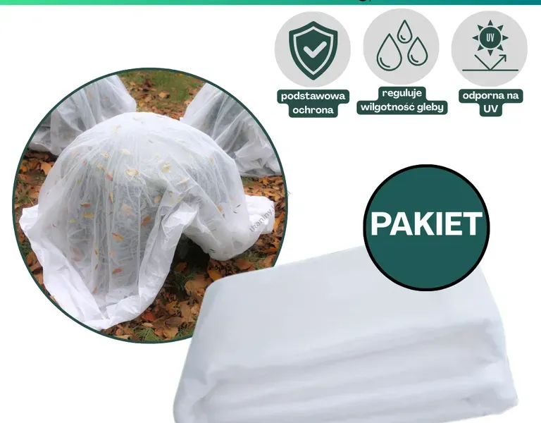 Agrowłóknina biała Plantex 50g/m2 320cm 20mb