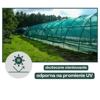 Dzianina Siatka cieniująca 50g/m2 szerokość 1.5m 50mb - 3