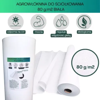 Agrowłóknina biała Wigo-Garden 80g/m2 320cm 50mb