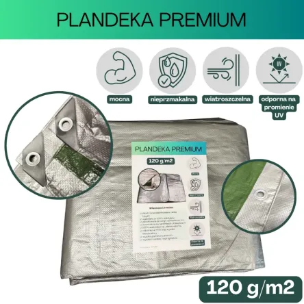Plandeka PE 120g/m2 PROFI 5x6