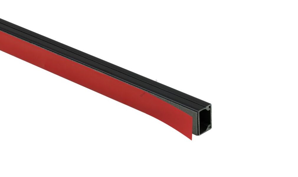 Listwa  kanał kablowy LS 20x14 czarna z taśmą 2mb