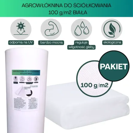 Agrowłóknina biała Wigo-Garden 100g/m2 200cm 10mb