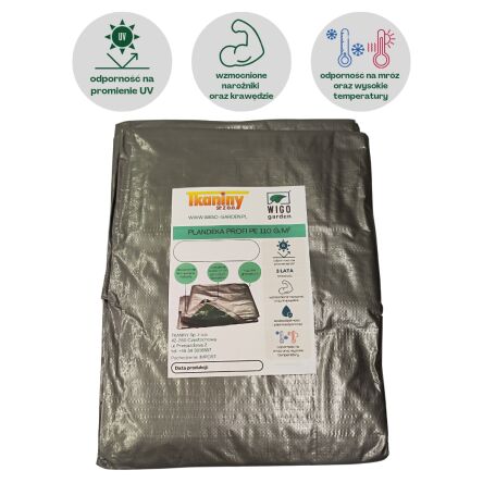 Plandeka PE 110g/m2 PROFI 2x3