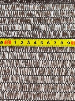 Dzianina cieniująca 300 cm 10 mb 64 g/m2 60% brązowa - 2