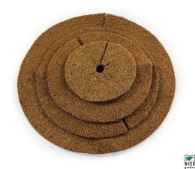 Tarcza z maty kokosowej o średnicy 25cm i gramaturze 800g/m2