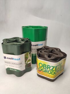 Obrzeże trawnikowe ciemno-zielone 20cm X 9mb  - 2