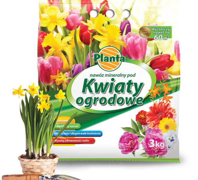 Nawóz mineralny do kwiatów ogrodowych 3 kg