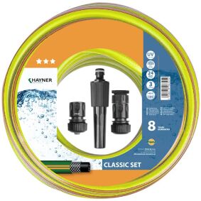 Wąż ogrodowy Khayner Classic 3/4" 20m + dysza + 2 złączki