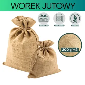 Worek jutowy 50cm x 55cm 