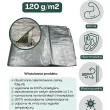 Plandeka PE 120g/m2 PROFI 4x5 - 2