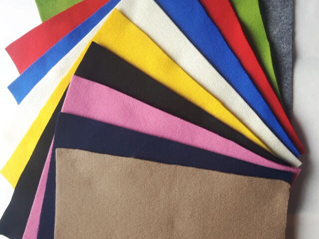 Filc ozdobny - filce kolorowe