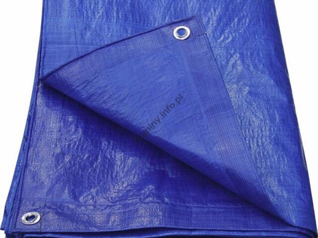 Niebieskie plandeki lekkie 70g/m2 jako uniwersalny materiał zabezpieczający